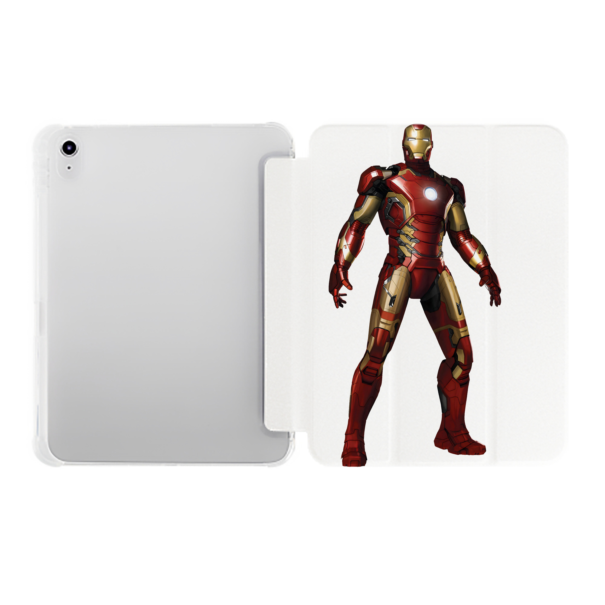 （画像用） アベンジャーズ The Avengers IPad ケース ペン収納付き 三つ折りスタンド PUレザー×シリコン 対応機種9.5/10.5/10.9インチ